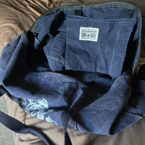 Converse denim rolling vintage duffle bag - Picture 4 of 6